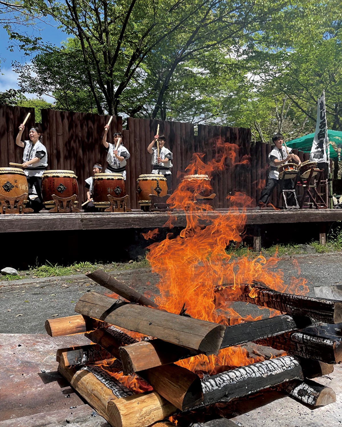 大自然の中で非日常な体験ができる