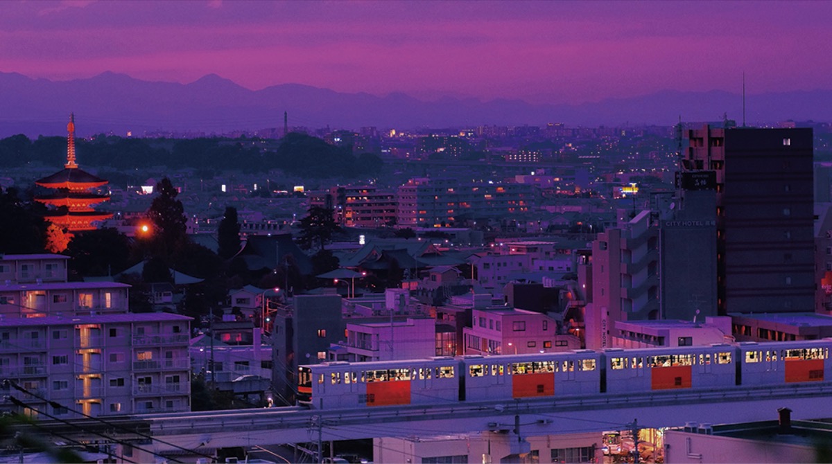 程久保駅〜高幡不動駅間の夜景（同社提供）