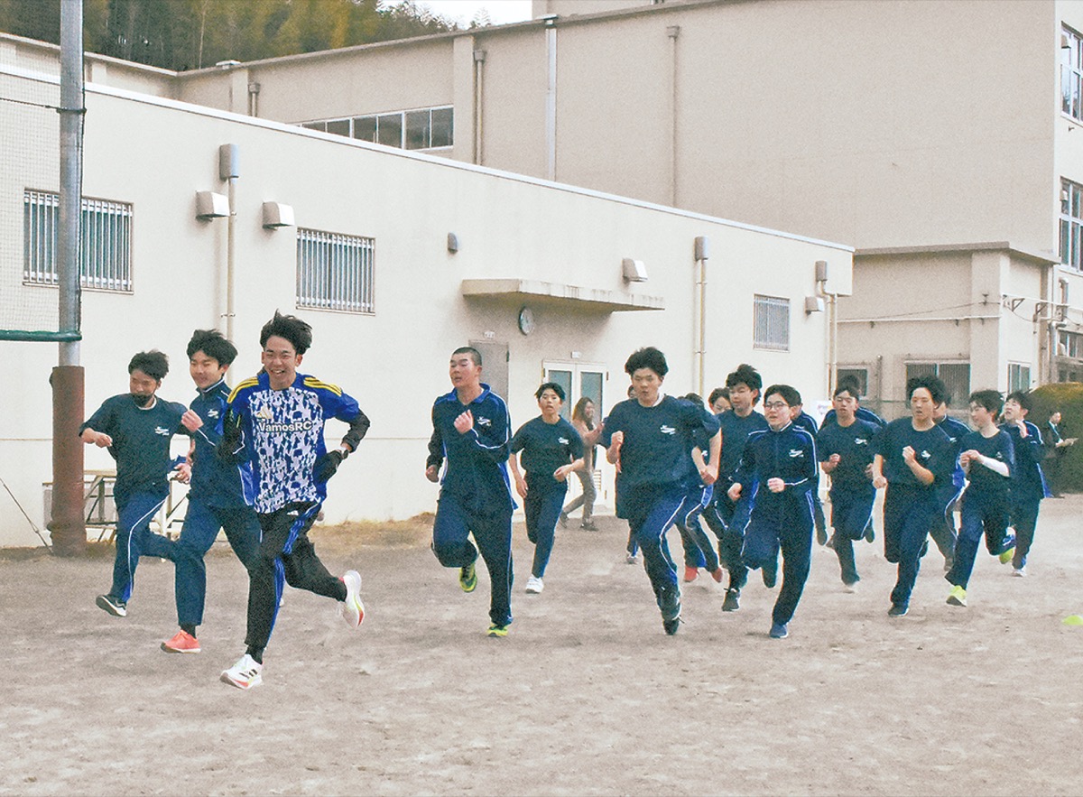 駅伝選手、加住中で指導