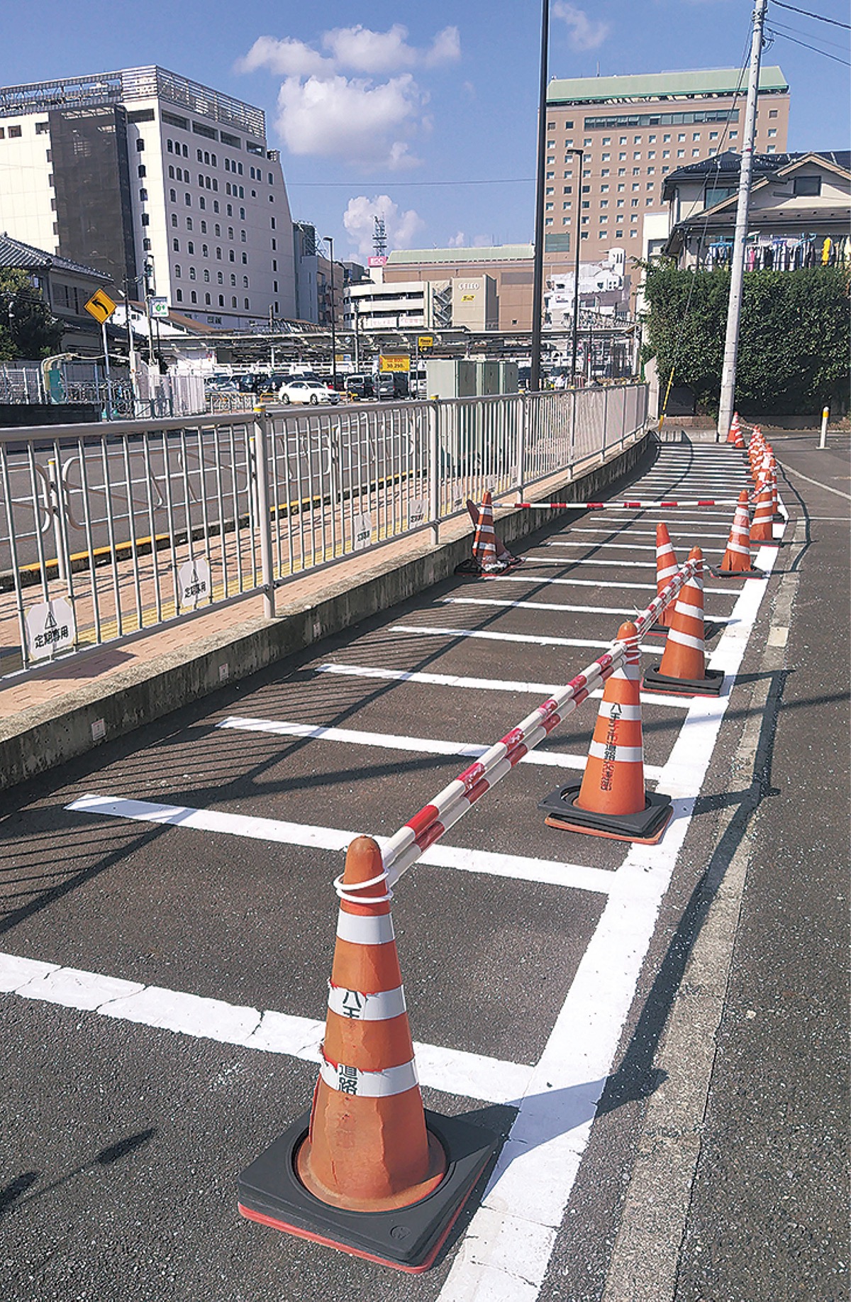 駐輪場に着用者限定枠