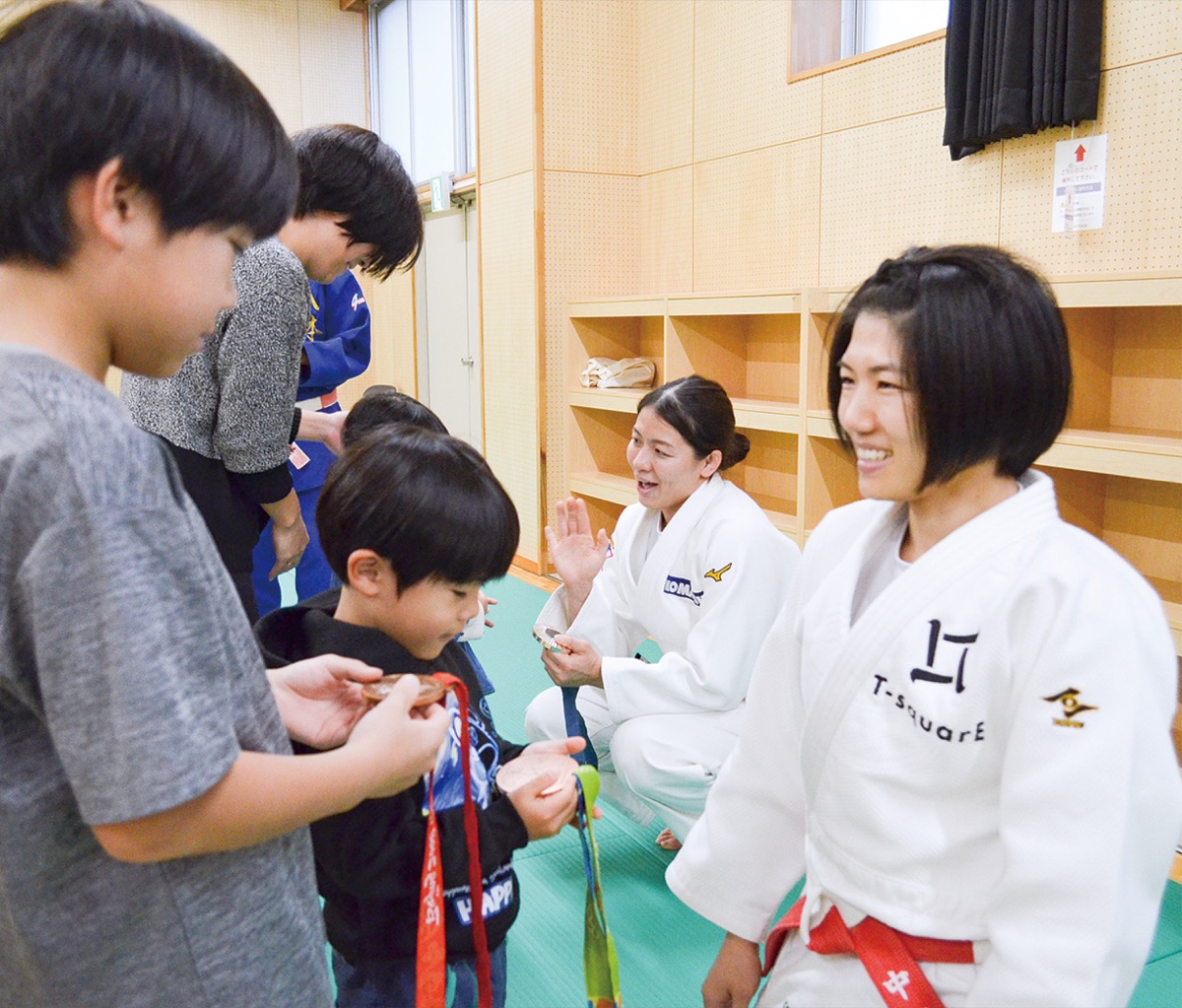 オリンピアン 故郷で指導