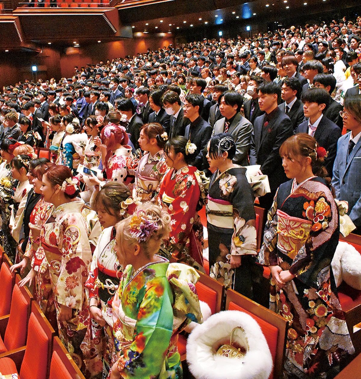二十歳の門出 祝う