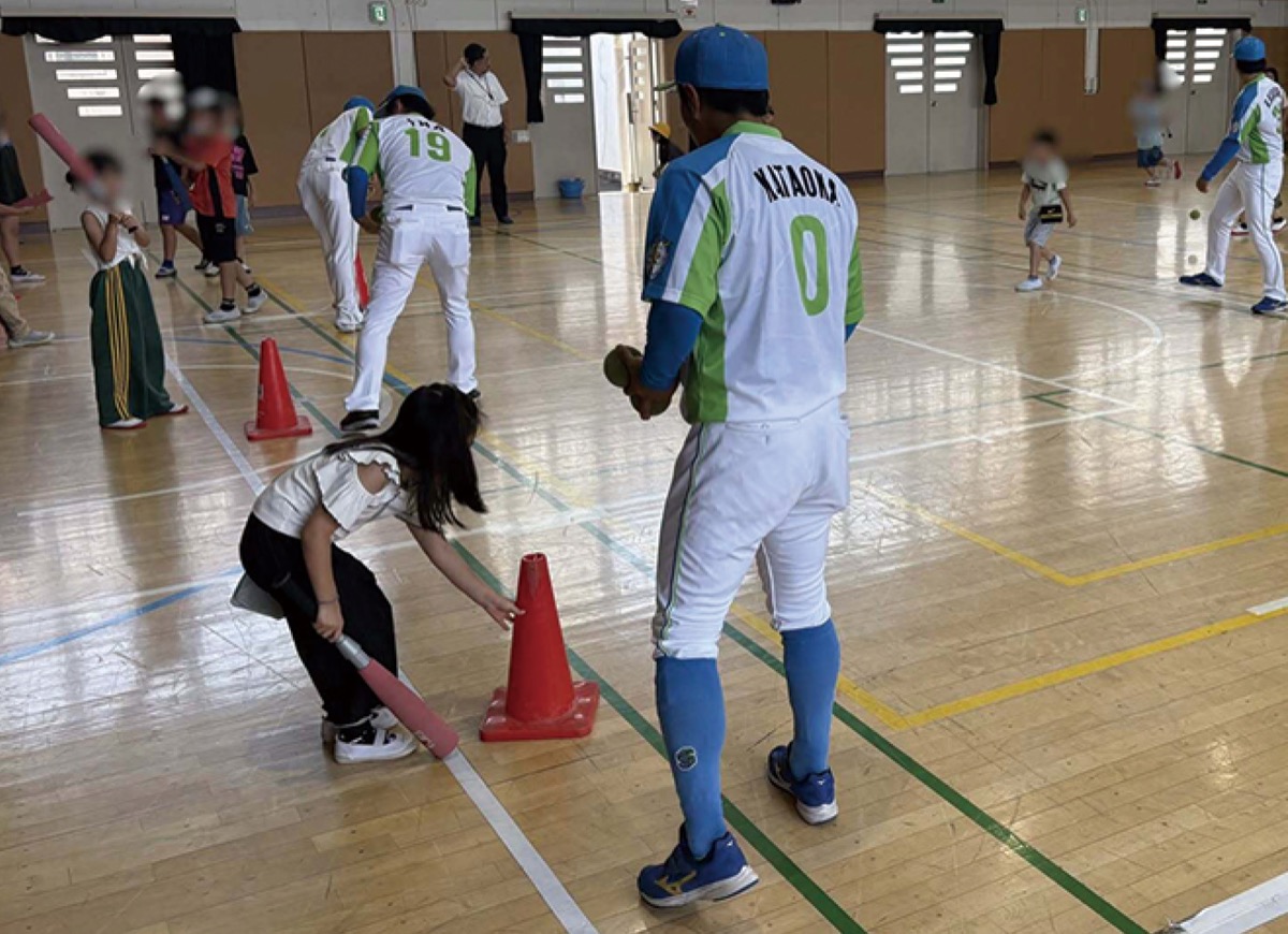 野球に親しむ機会を提供している
