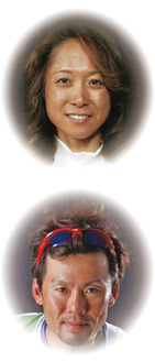 ゲストは元プロ選手の沖氏（上）、土井氏