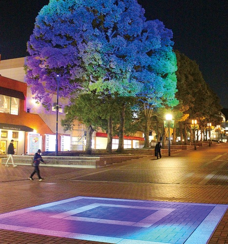 プロジェクションマッピングのイメージ＝市提供