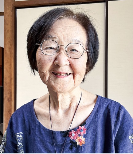 幼少期の体験を振り返る田端道子さん