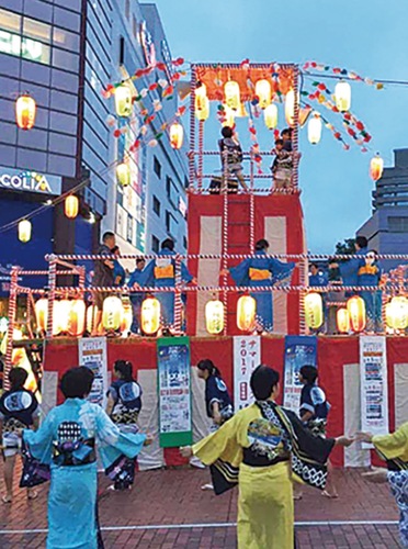 多摩センターで行われた盆踊り（過去）