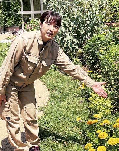 同センター園芸担当の中川さん