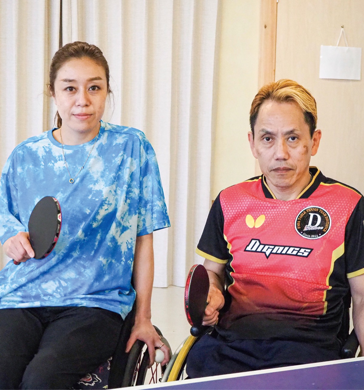 壁をこえる 車椅子卓球