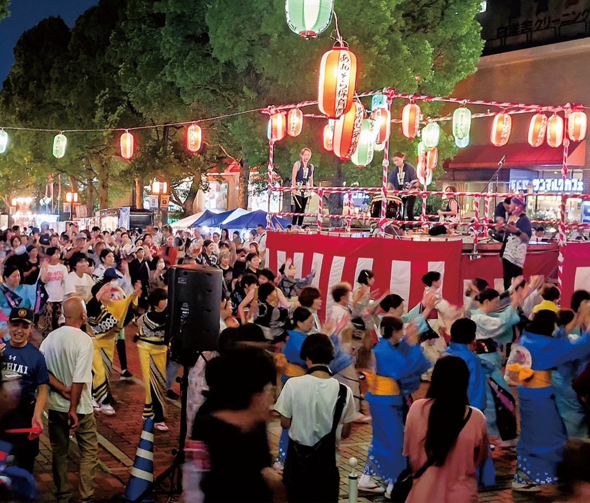 多摩センターで盆踊り