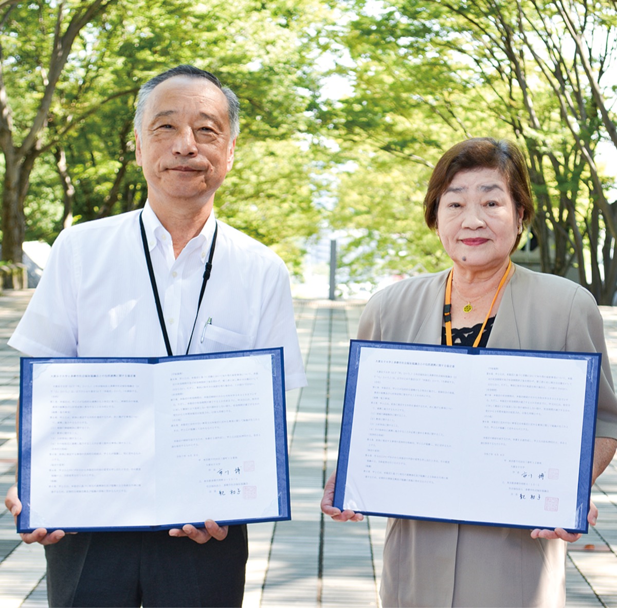 大妻女子大学と協定締結