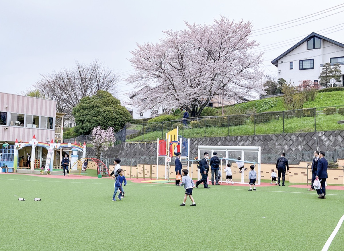 緑ケ丘幼稚園で入園式 (写真2)