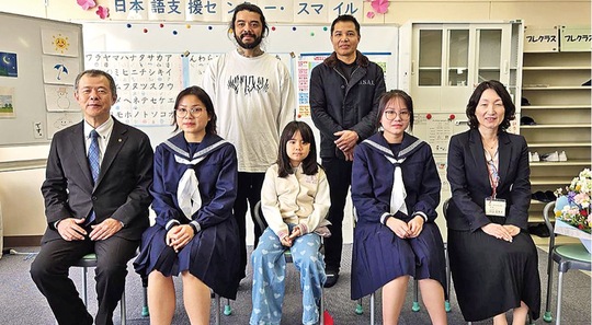 セレモニー後の記念撮影