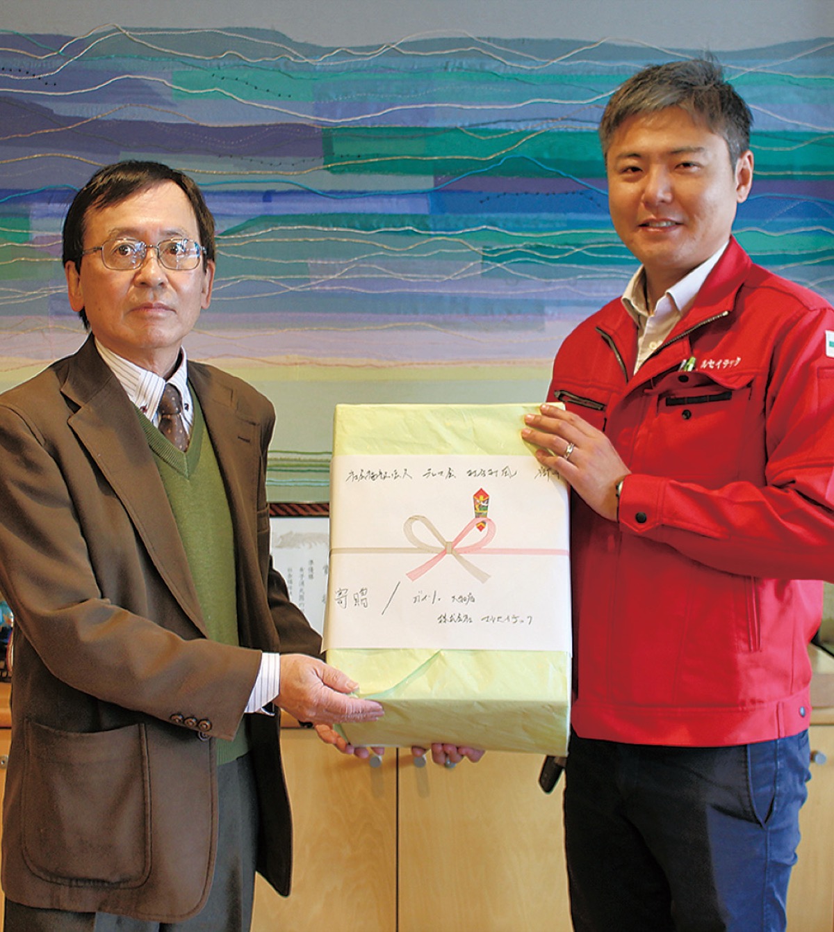 ＪＣ縁でマスク支援