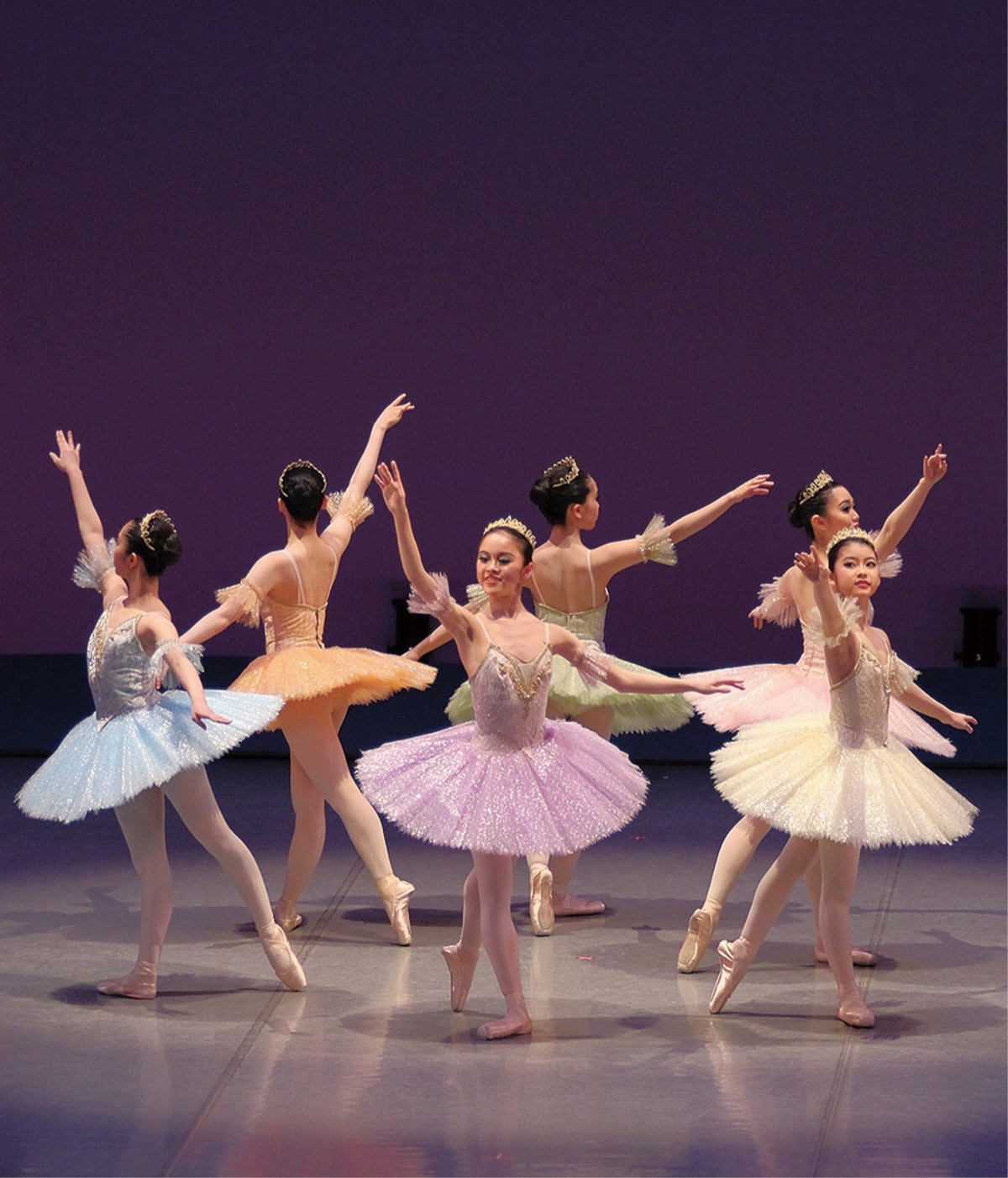 練習の成果を２年に１度の発表会で披露