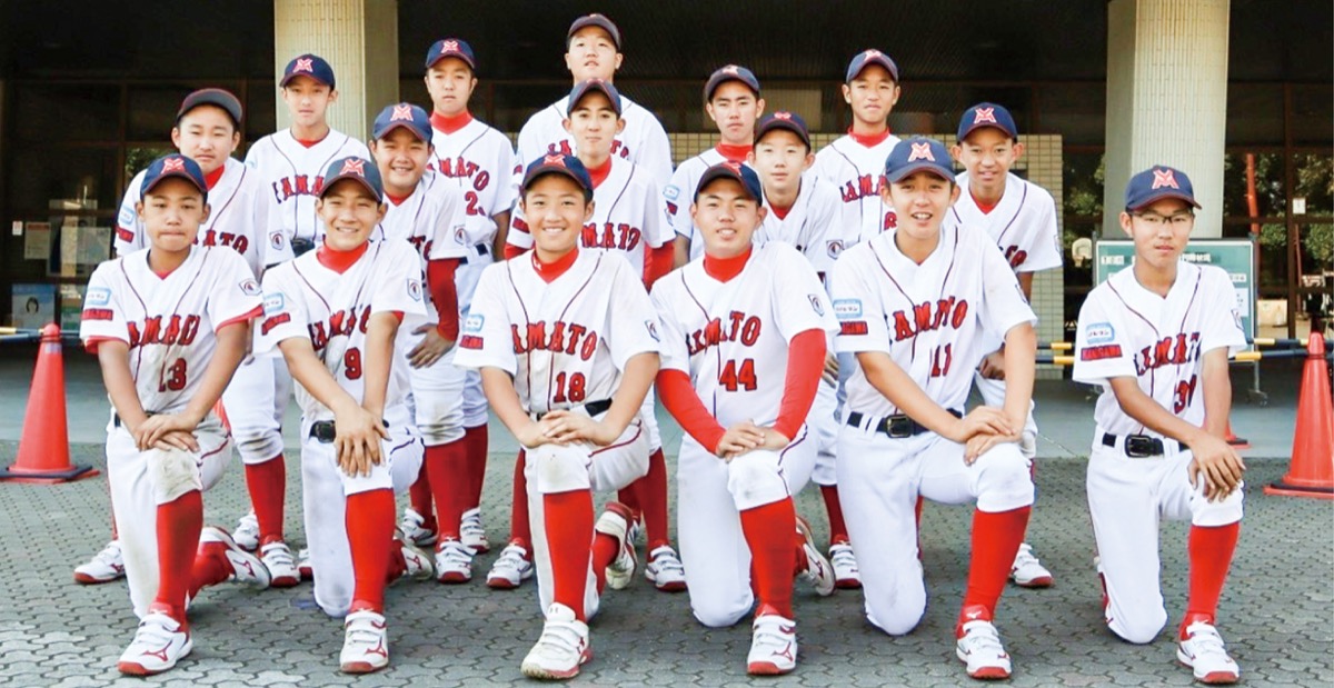笑顔の選手たち