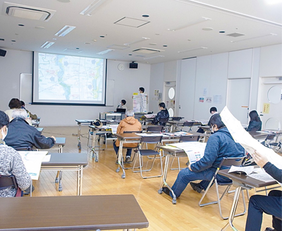 昨年実施した防災講座の様子