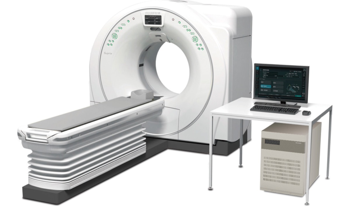導入した「AI技術搭載64列高速CT」