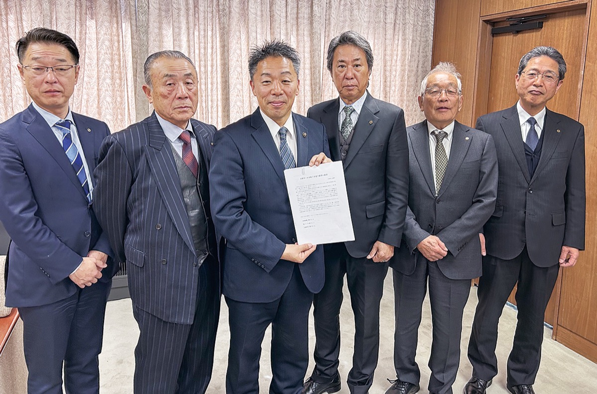要望書を市に提出