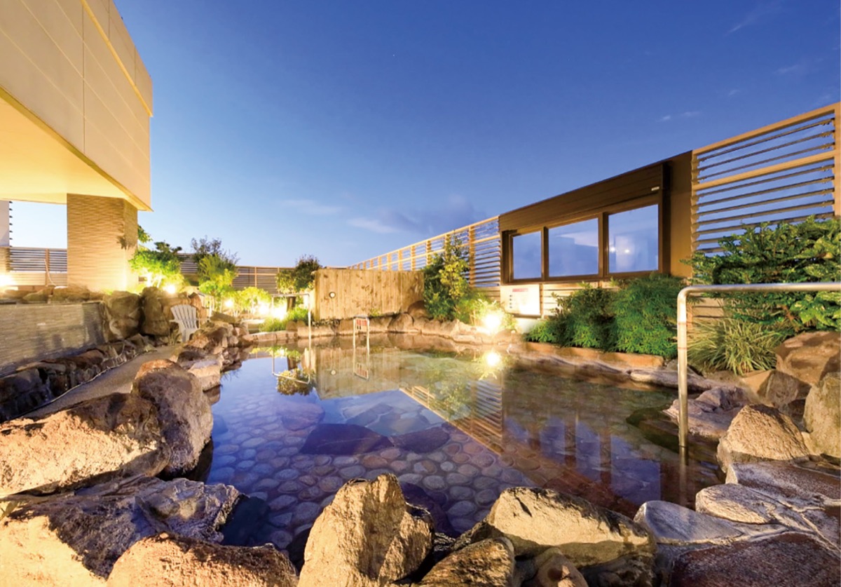 富士山を望む絶景で