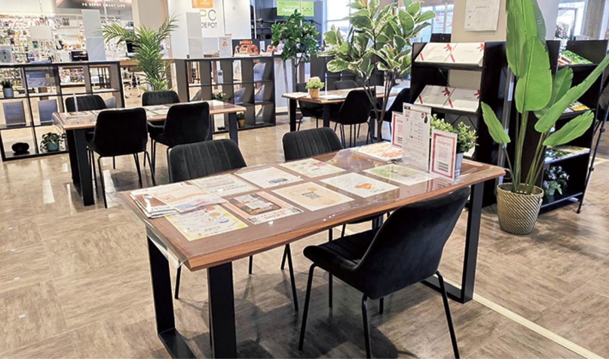 カフェのような落ち着いた雰囲気で相談できる