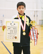 小学生バド全国大会で２連覇