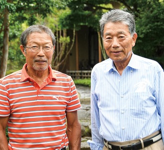 新会社の社長を務める鈴木さん（左）と取締役の志澤さん（右）
