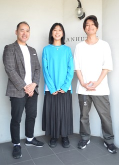 プロジェクトメンバーの鈴木さん、ナミヒラさん、橋本さん（左から）