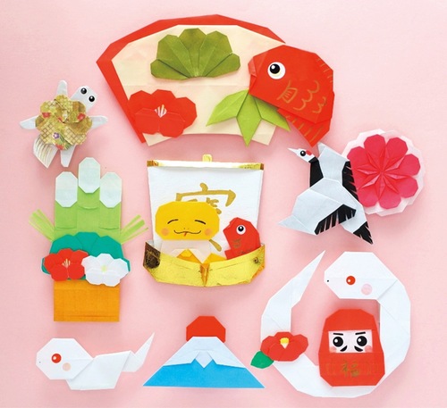 お正月にちなんだ作品も　ちっしー折り紙さん提供