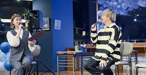 小田急相模原の夜景を背に語る