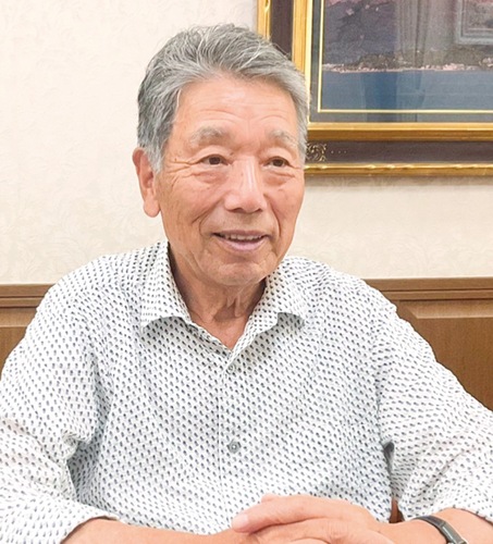 志澤勝さん---(有)ブライトピック会長。元日本養豚協会会長で、減りつつある国内の畜産を活性化するため長年活動を続けている。
