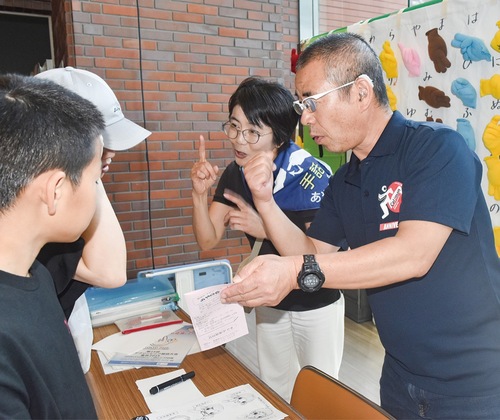 手話入門のコーナー