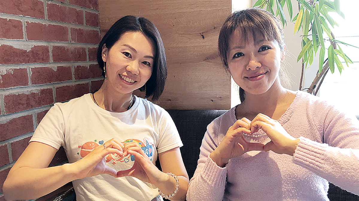 厚木&海老名リーダーの山田さん(右)と運営メンバーの植地さん