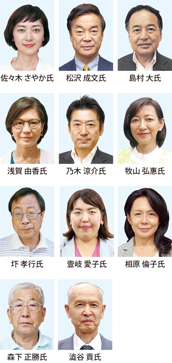 11人が立候補表明 夏の参院選神奈川選挙区 海老名 座間 綾瀬 タウンニュース