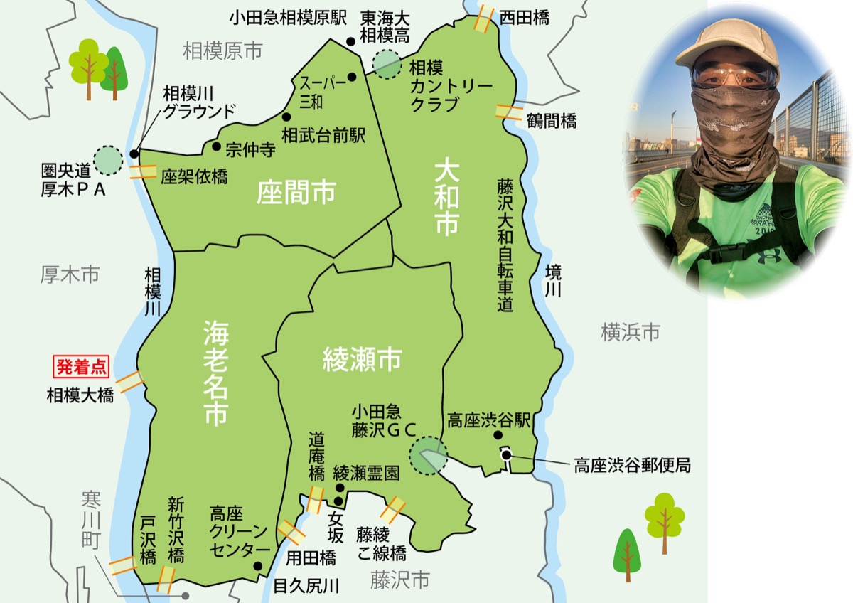 ４市ぐるっと走ってみた！