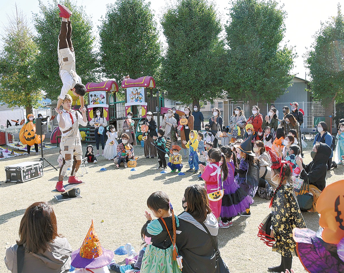 幼稚園でハロウィン