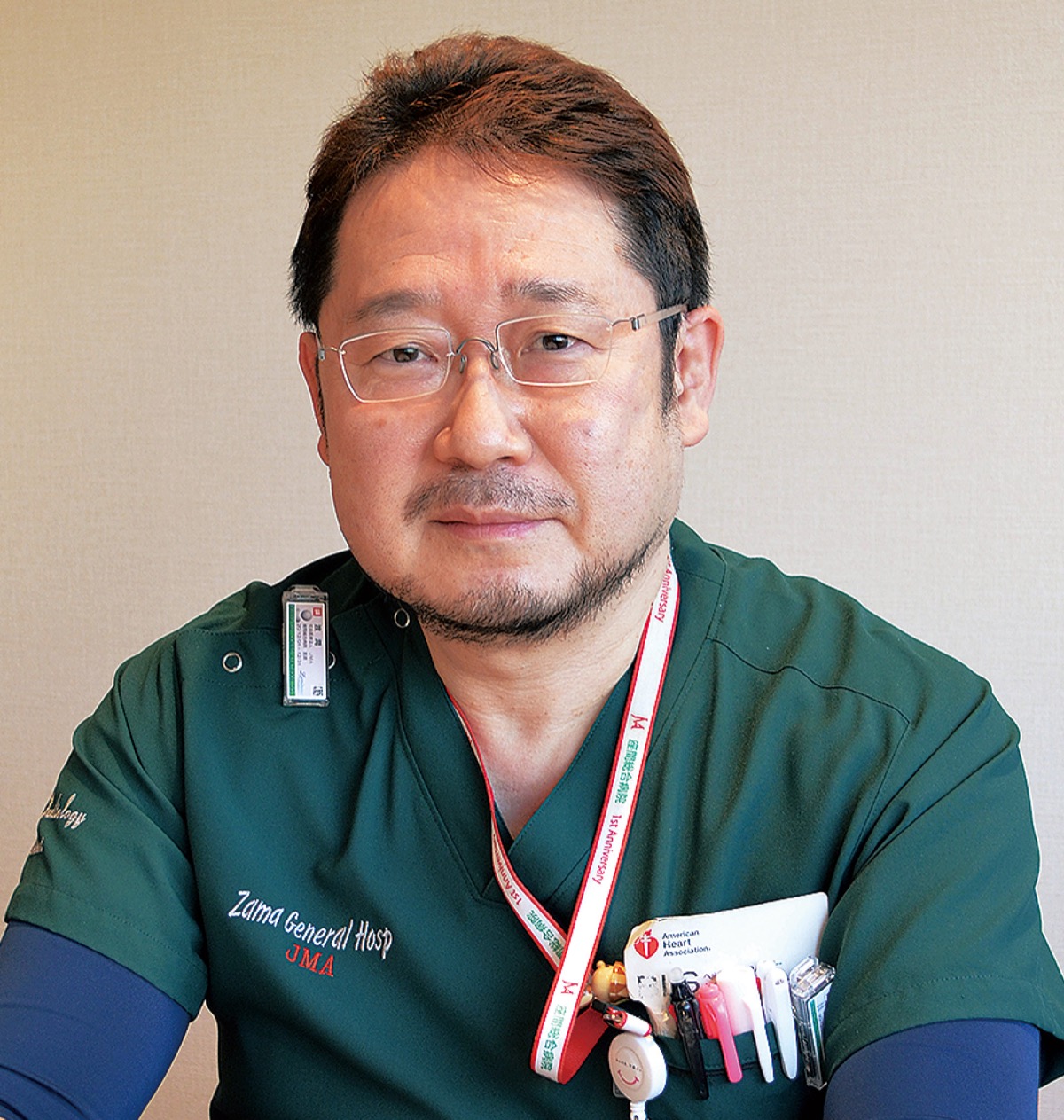 「市民の皆様に安心してご来院いただきたい」と話す渡病院長