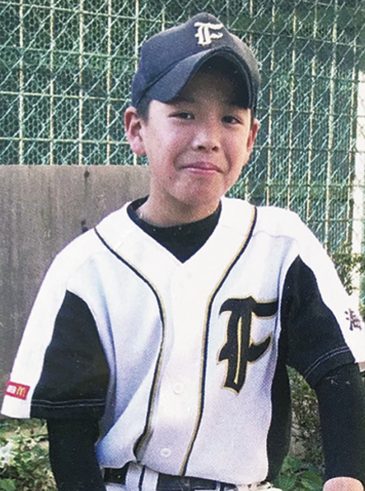 小学６年生の藤井投手当時の背番号は3番
