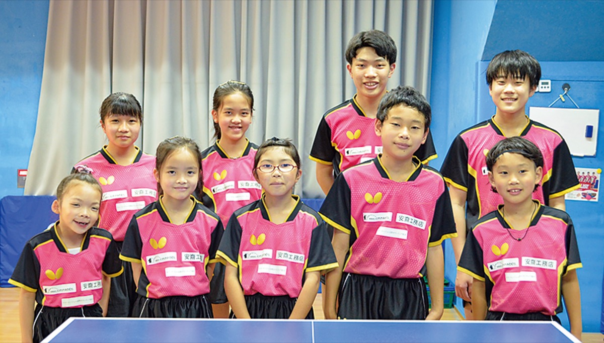 チームで全国大会に出場するメンバー