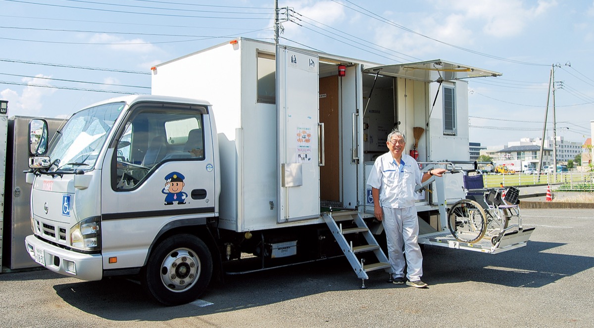 国登録の災害対応車両に