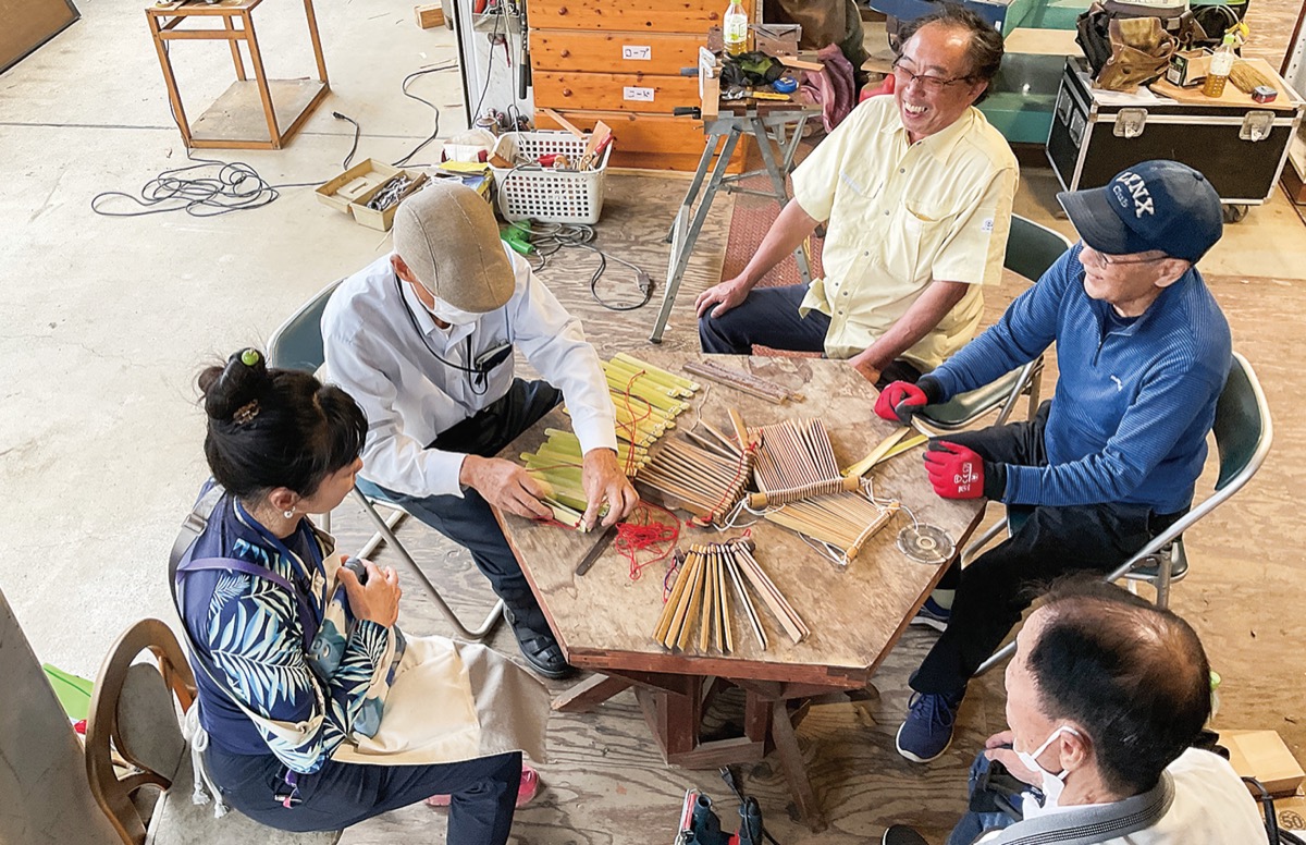 竹楽器作りの伝統つなぐ