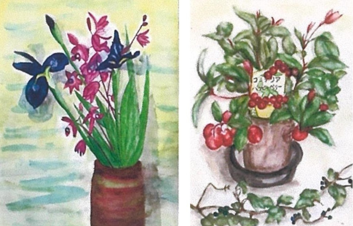 海老名の絵画クラブ「小百合会」が11月26日から30日まで作品展