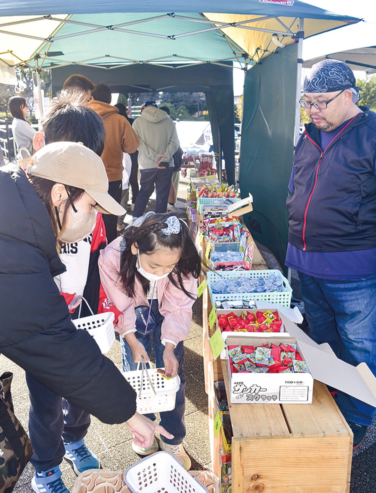 来た　移動駄菓子屋