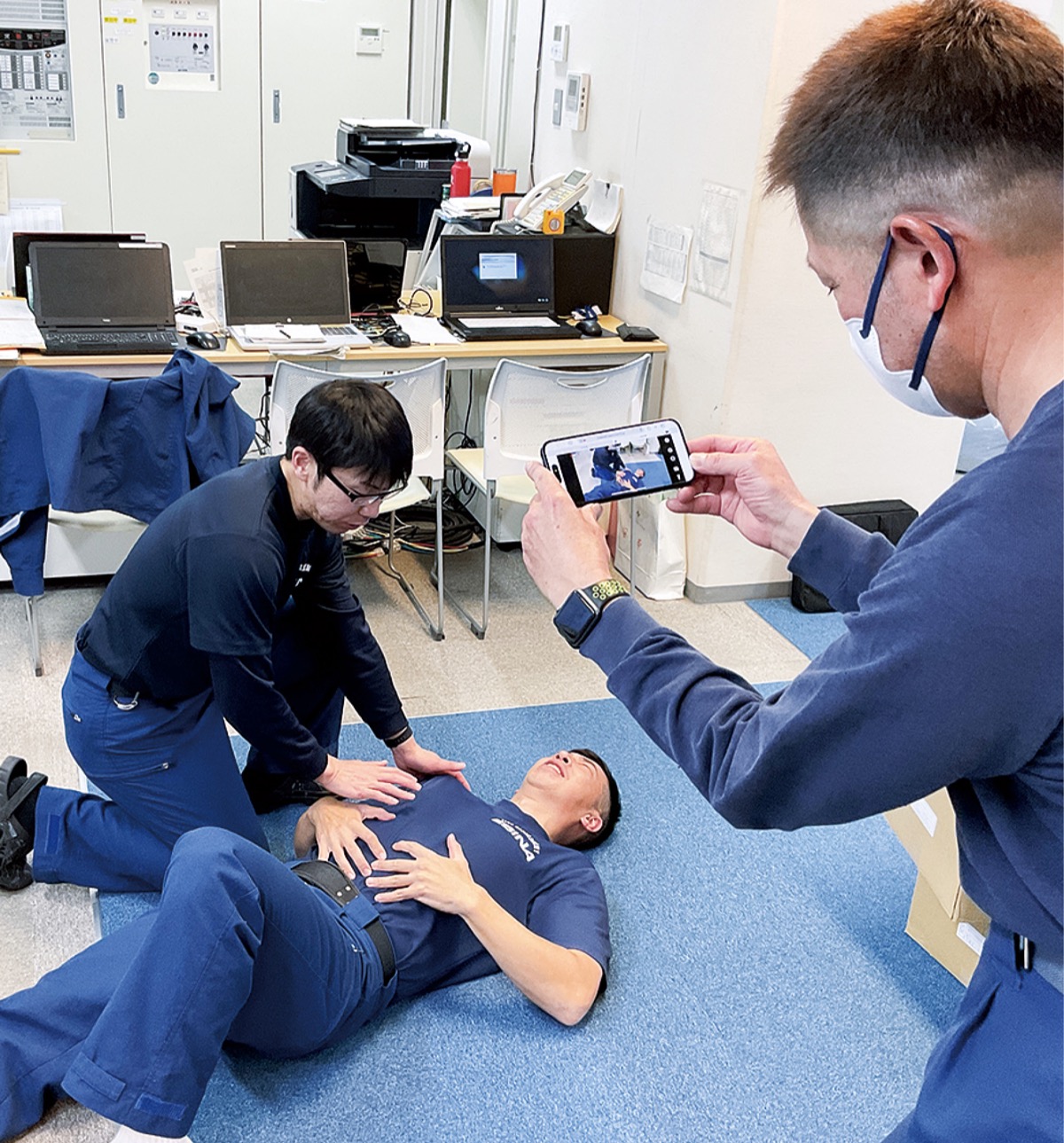 映像で119番通報