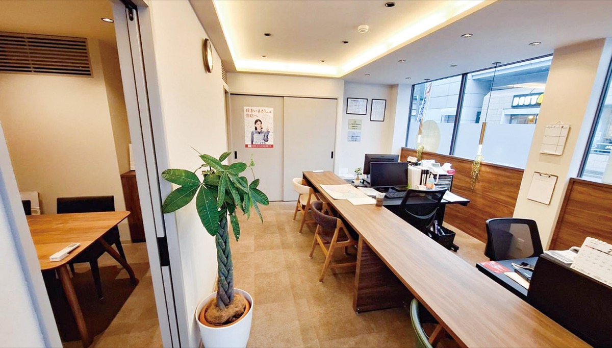 オシャレな店内