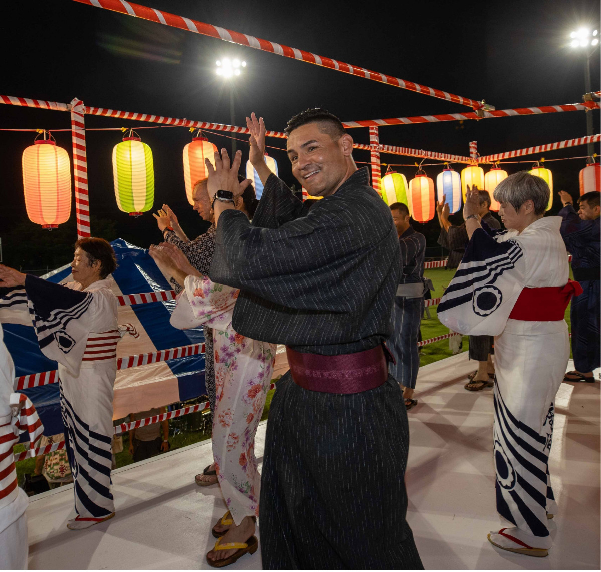 盆踊りの様子