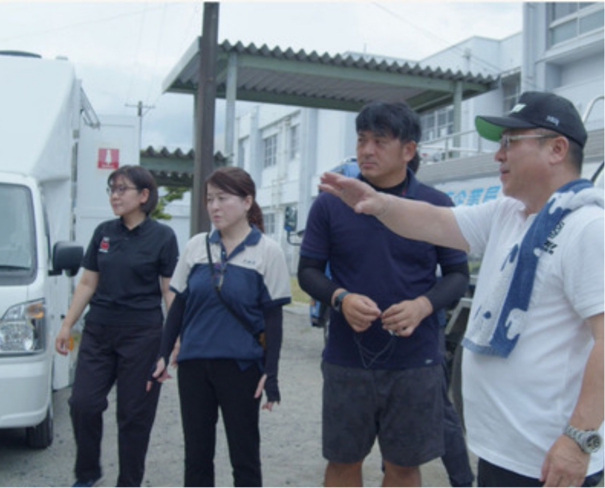 現地での設置の様子