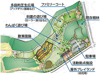 第３・第４工区の実施設計の概要図※市提供の図面をもとに作成