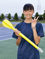 ジャベリックスローで優勝