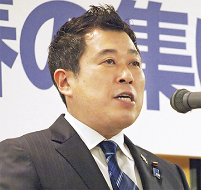 芥川市議が「早春の集い」